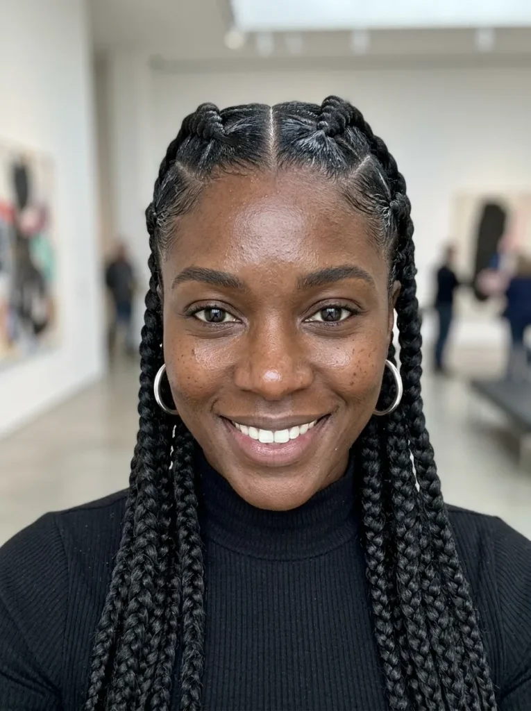 Thick Triangle Part Braids
