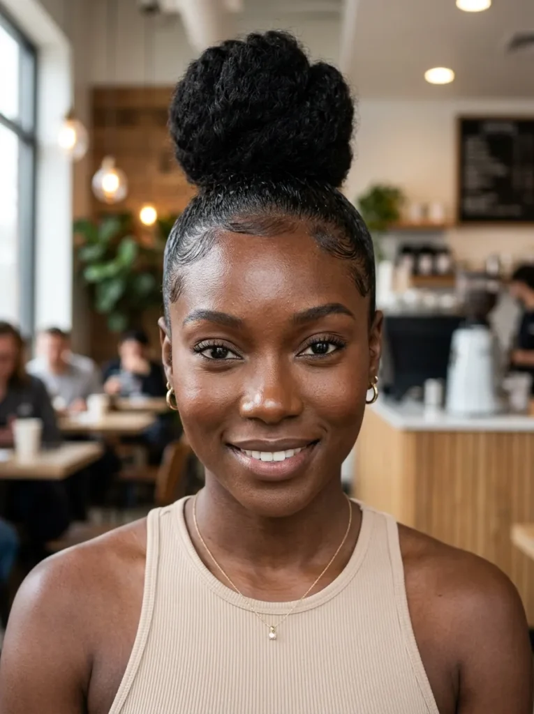 Top Knot Ninja Bun Hairstyles
