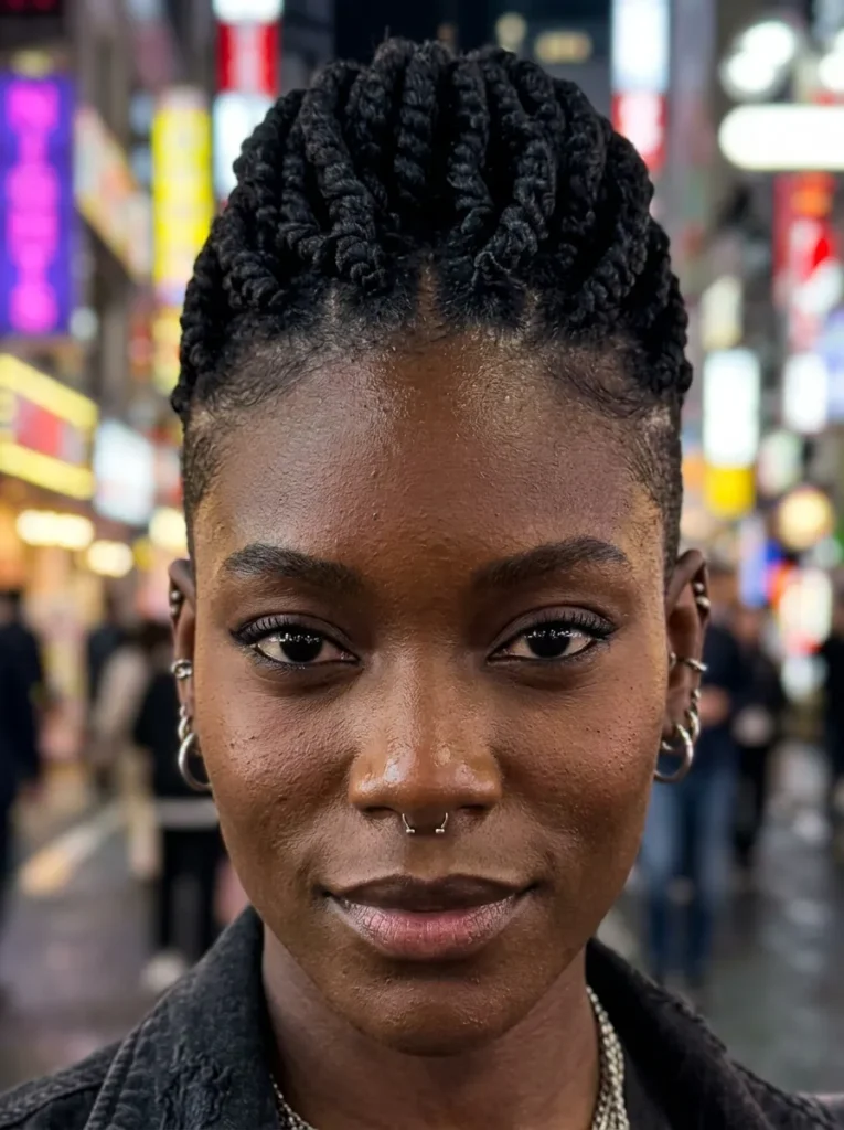Twisted Faux Hawk