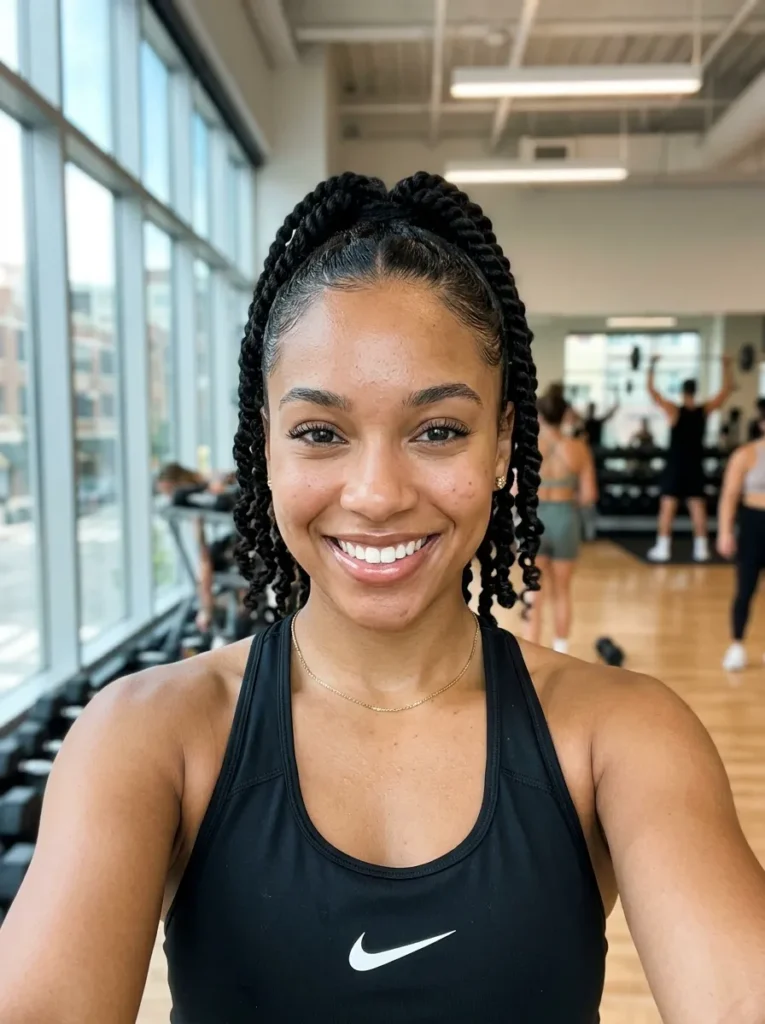 Twisted High Ponytail