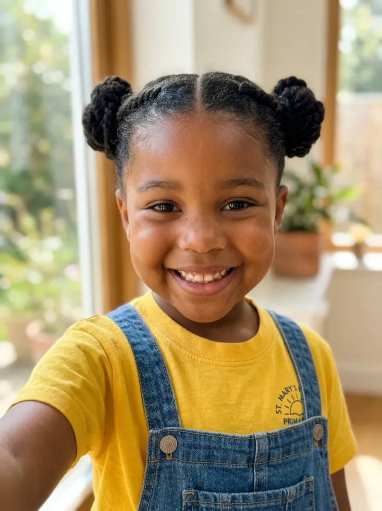 Twisted Pigtail Buns