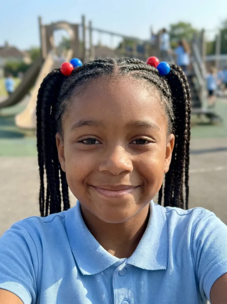 Two Braided Pigtails