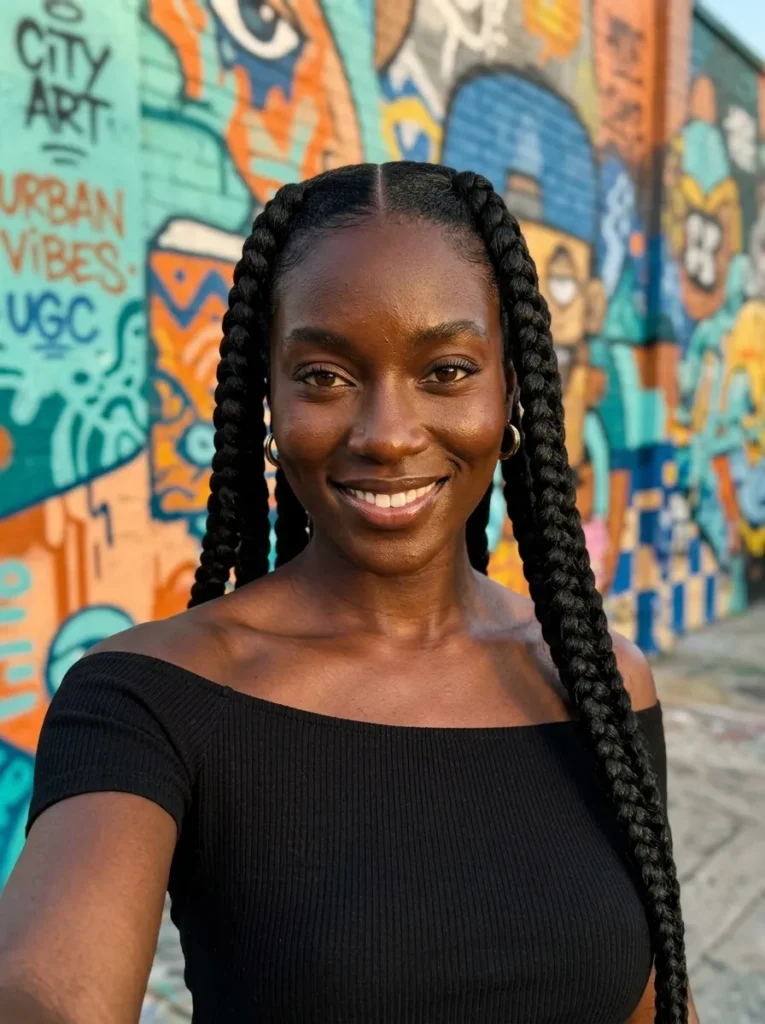 Two Jumbo Braids