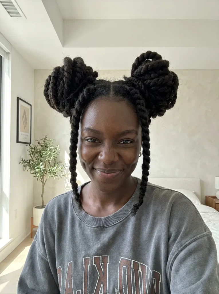 Two Space Buns
