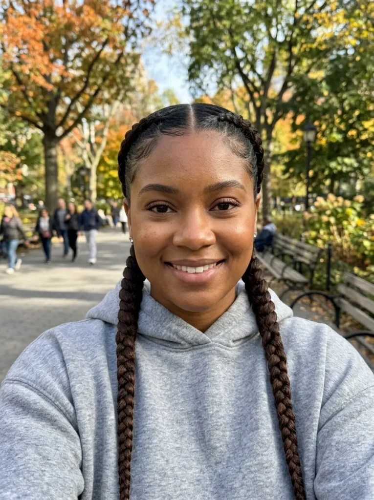 Two Straight Back Braids