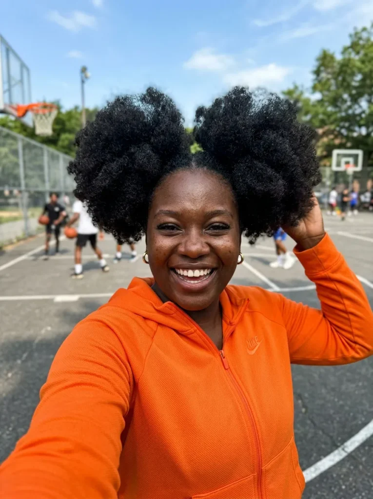 Voluminous Afro Puffs