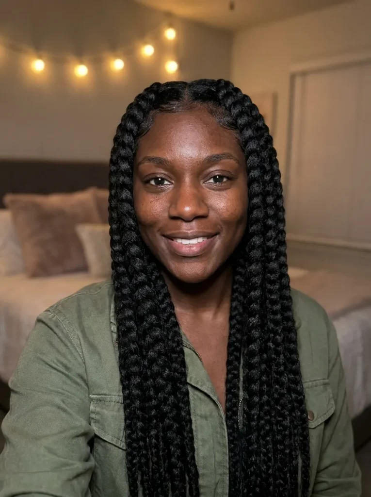 Waist-Length Jumbo Plaits