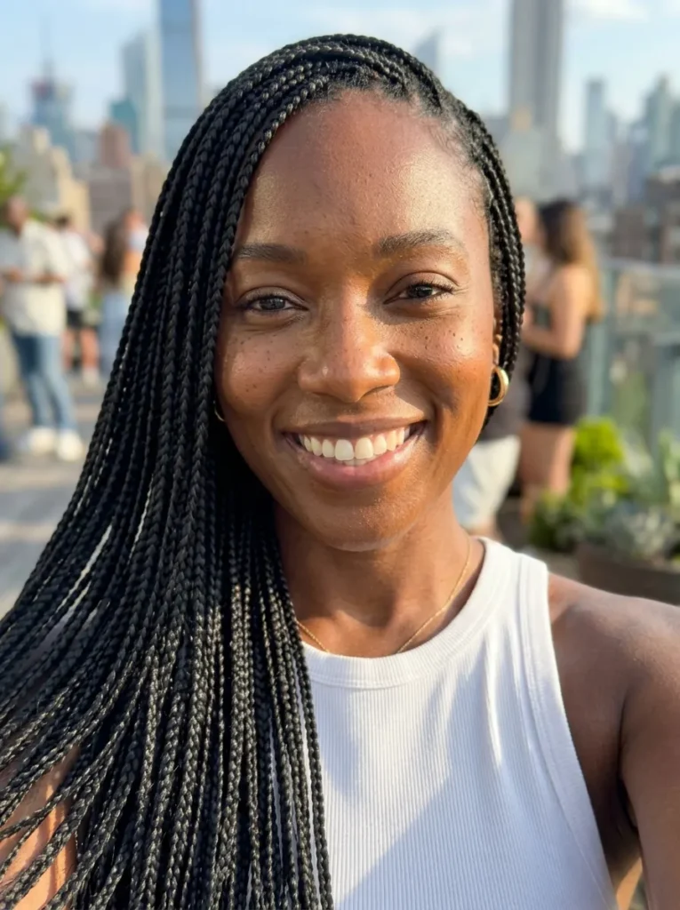 Waist-Length Skinny Braids