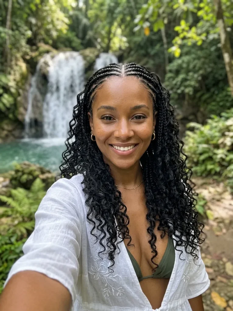 Waterfall Feed-In Braids