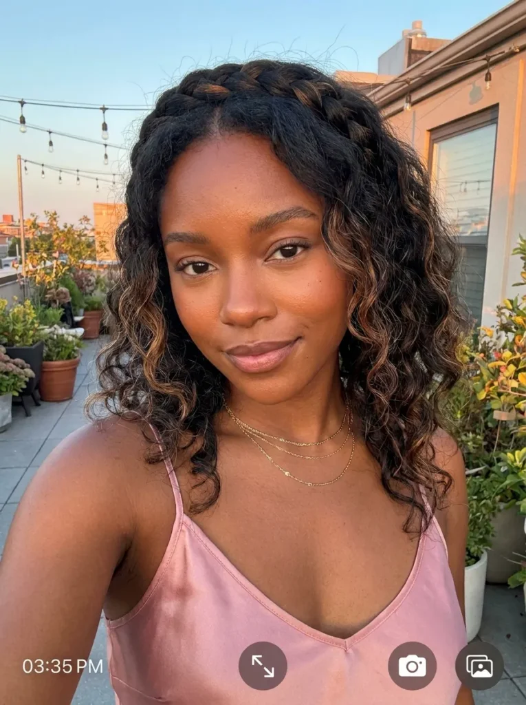 Wavy Bohemian Crown Braid