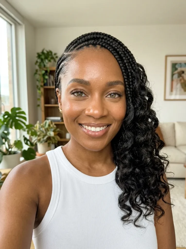 Wavy Ends Cornrows