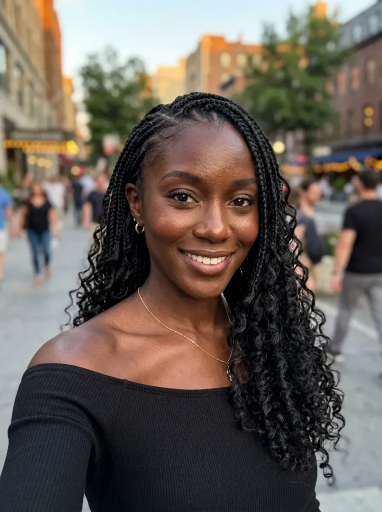  With Curly Ends