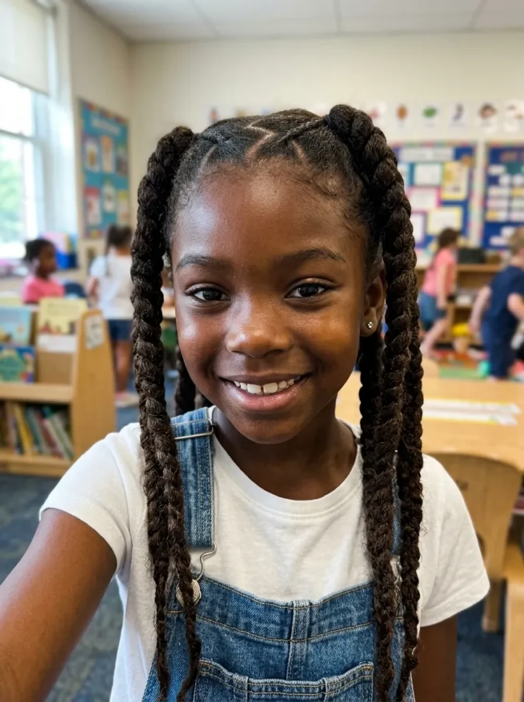 Zig Zag Braided Pigtails
