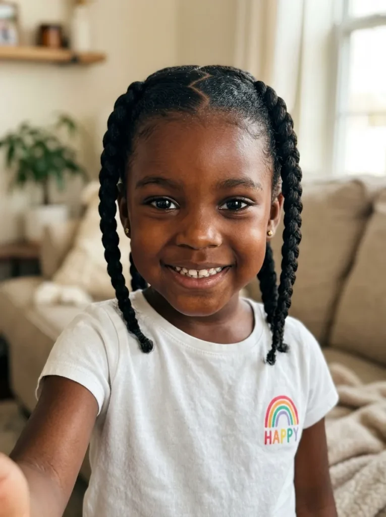 Zig Zag Part Braids