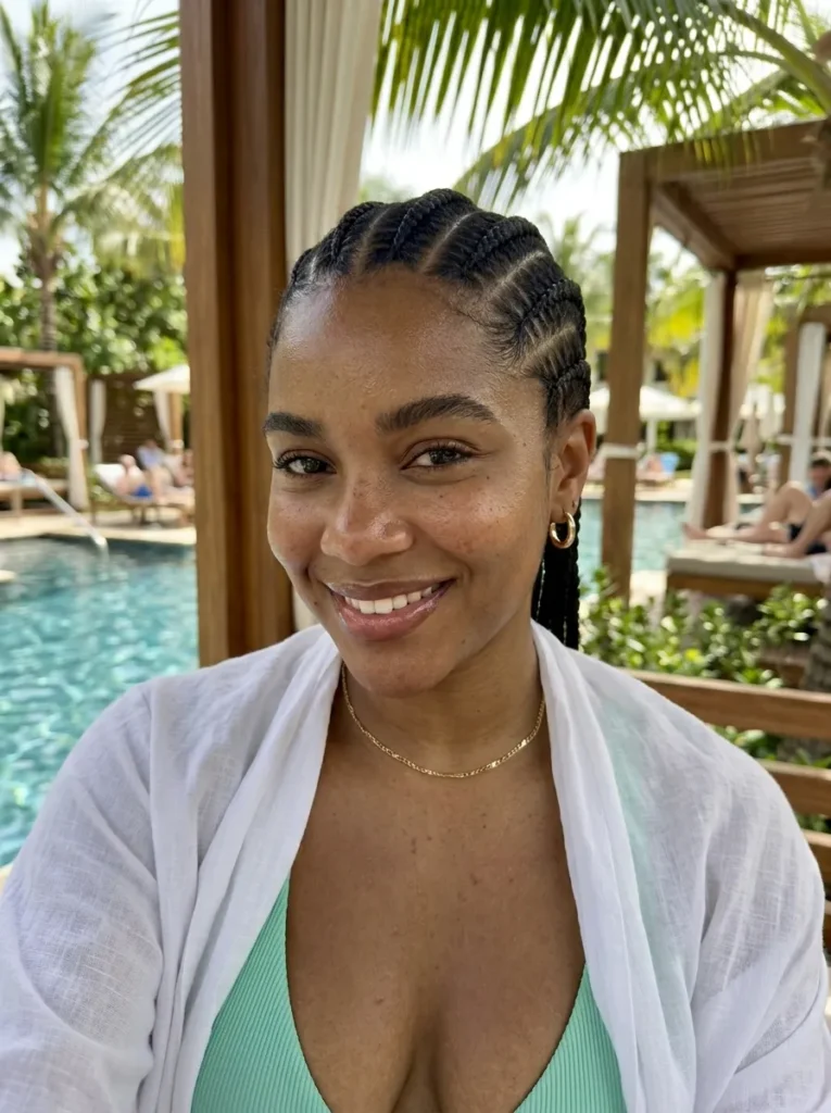 Zig-Zag Part Cornrows