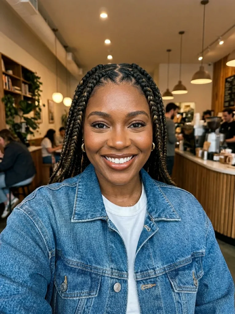 Zig-Zag Parted Braids