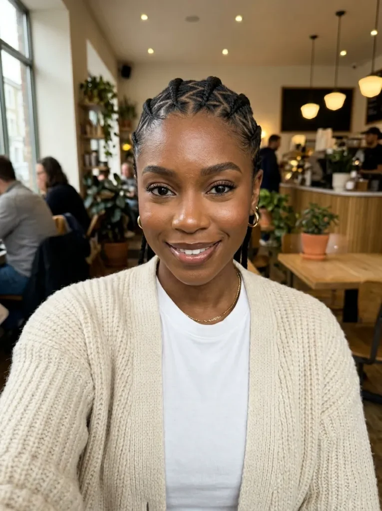 Zig-Zag Parted Braids