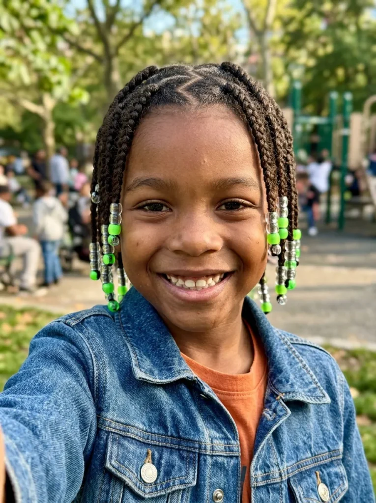 Zig-Zag Parted Braids