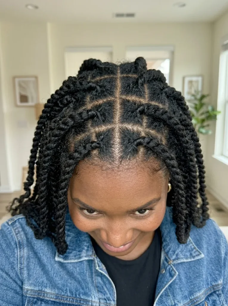 Zig Zag Parted Twists