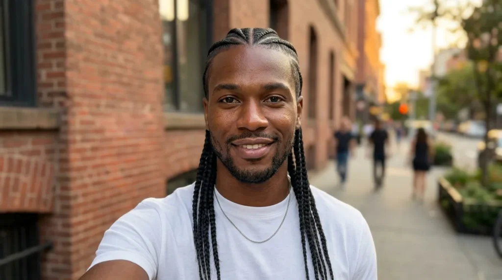20 Half Cornrows Half Box Braids Mens Hairstyles That Slay