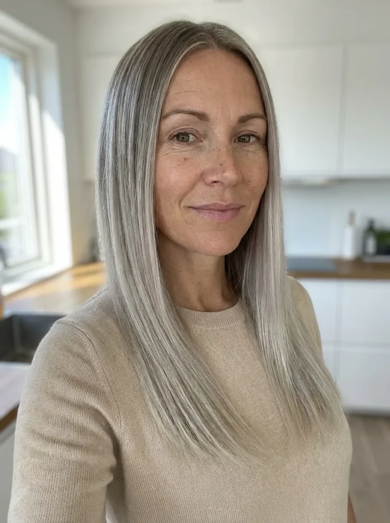 Ash Blonde Shadow Root