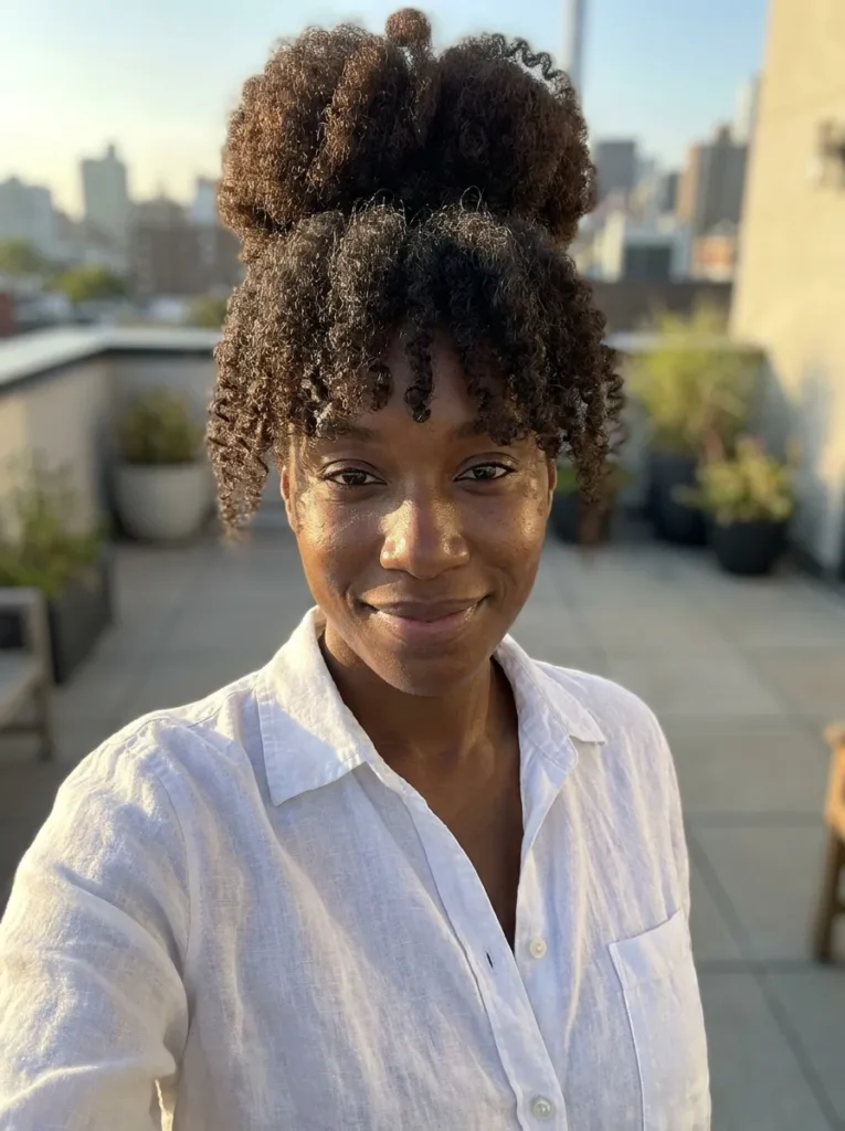 Bangs and Puff Combo