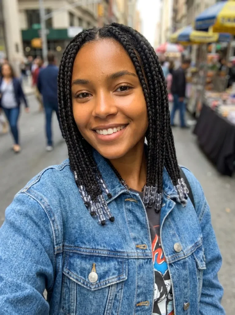 Beaded Box Braids