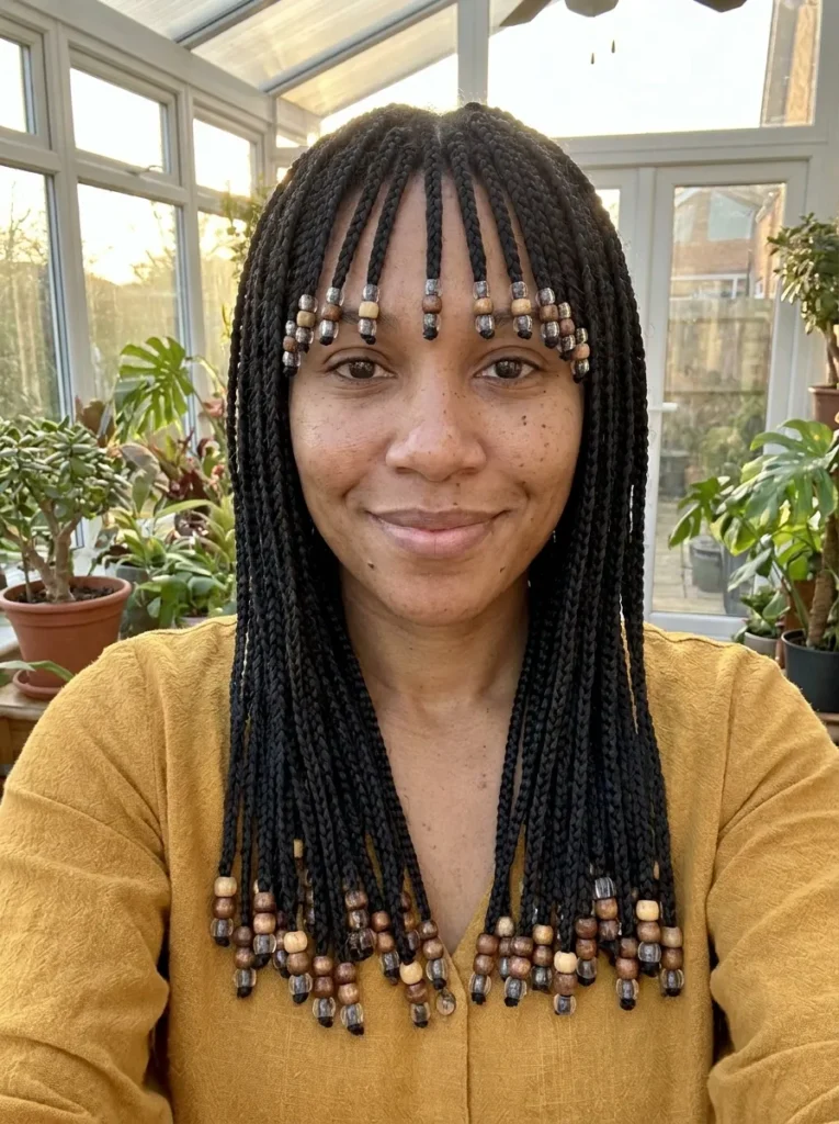 Beaded Face Framers