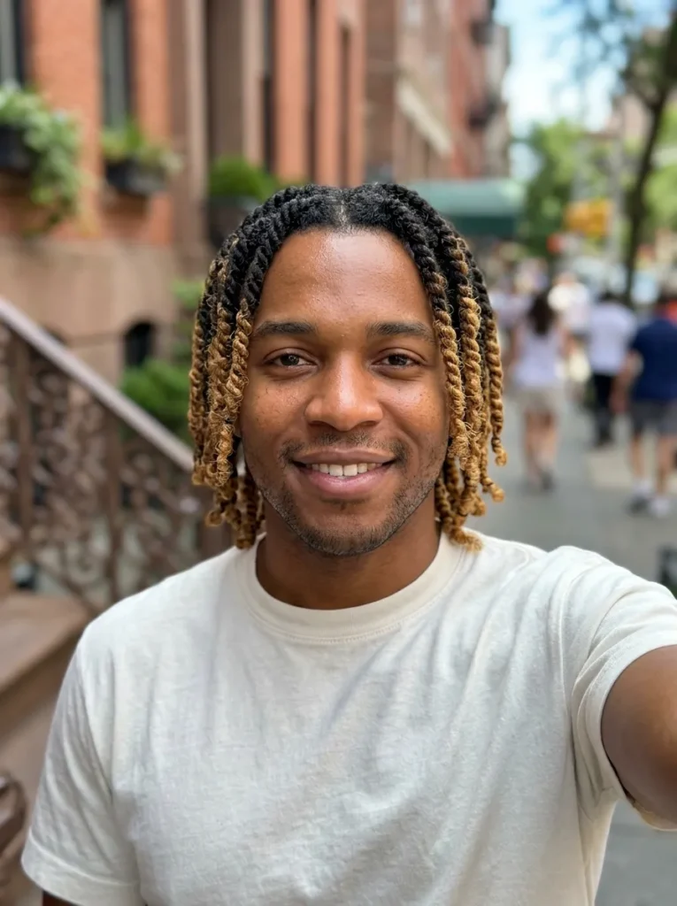 Blonde Tipped Twists
