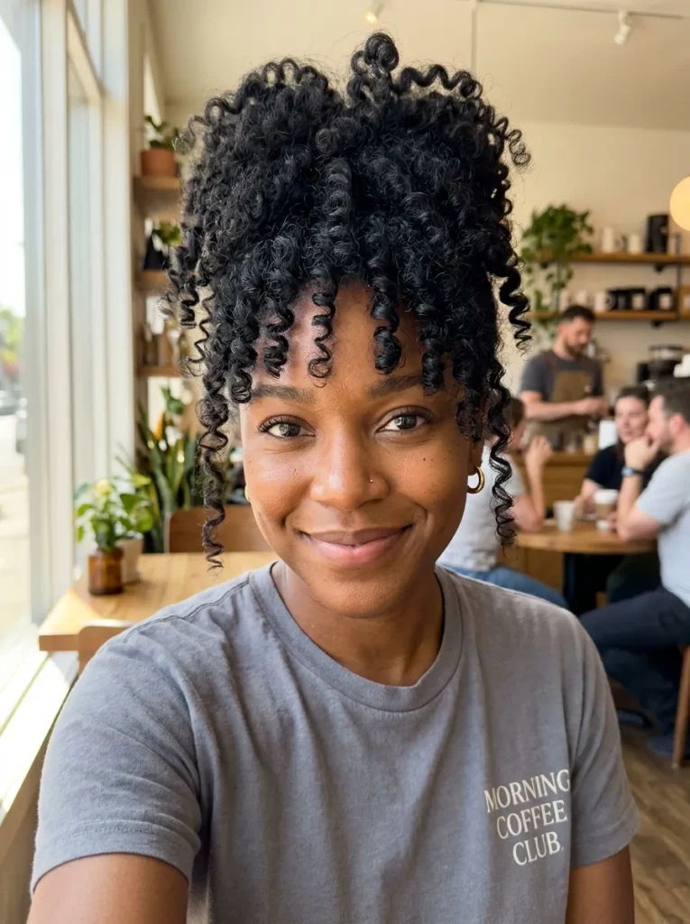 Bouncy Pineapple Updo