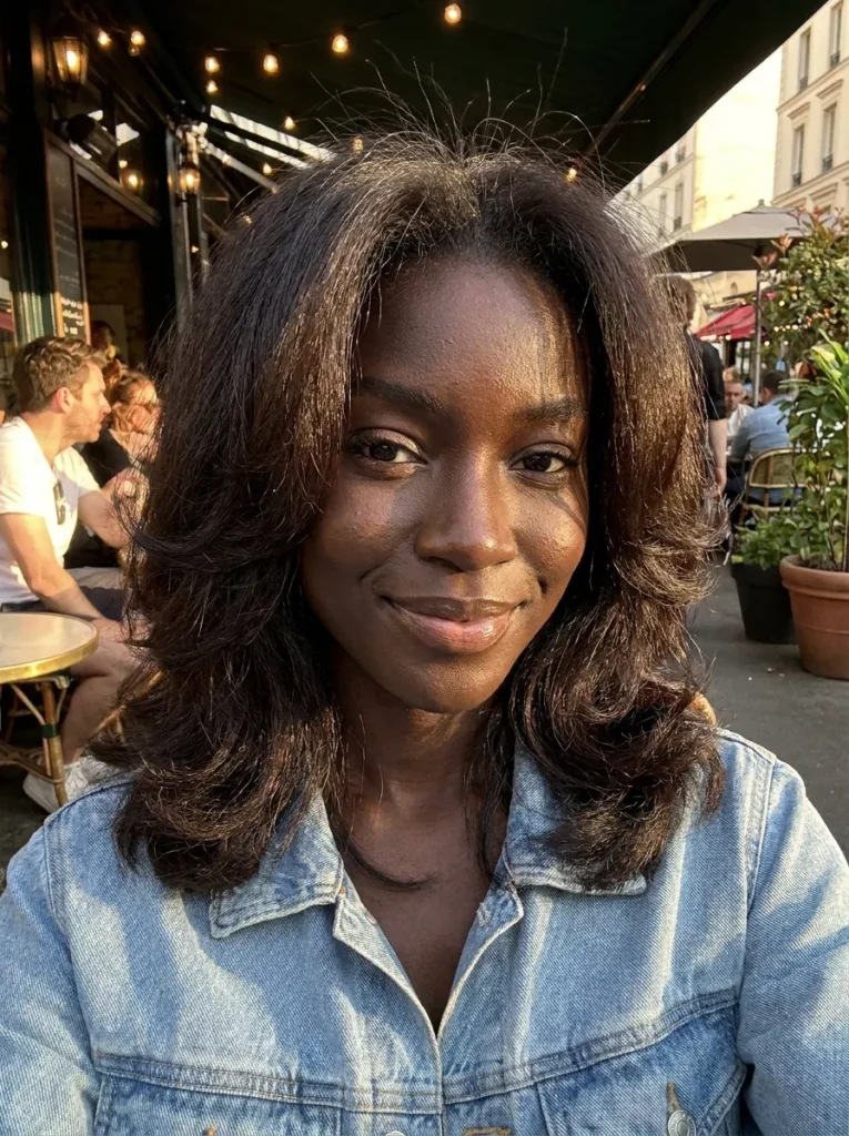 Bouncy Shoulder-Length Swoop