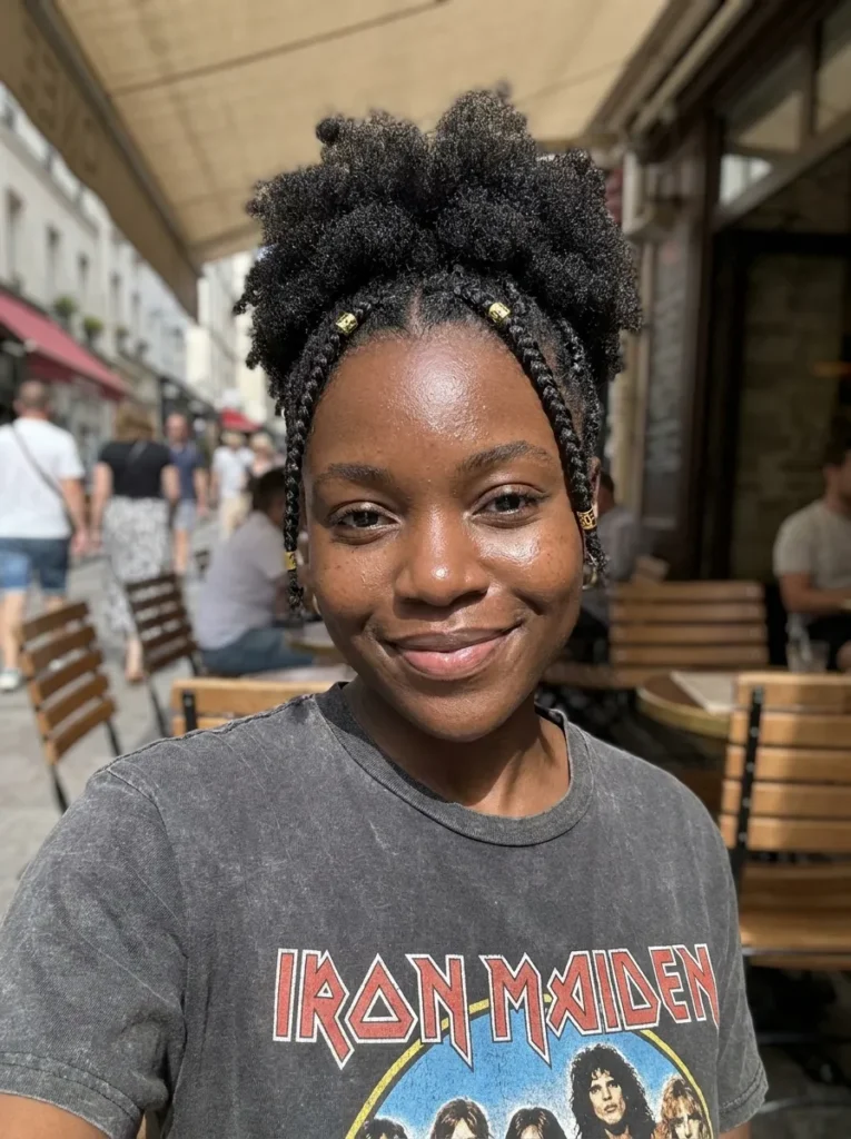 Braided Front Puff