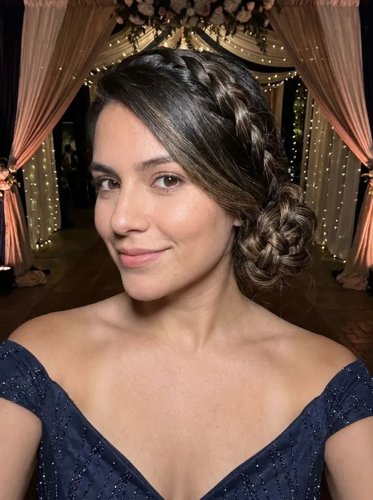 Braided Low Bun