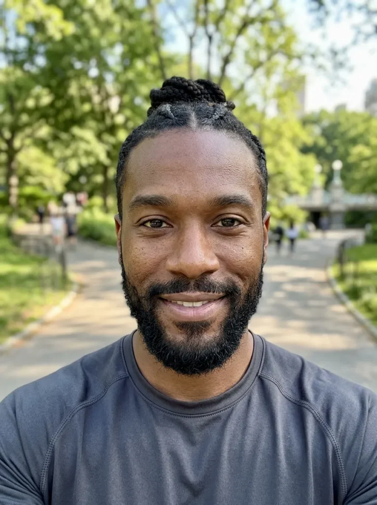 Braided Man Bun
