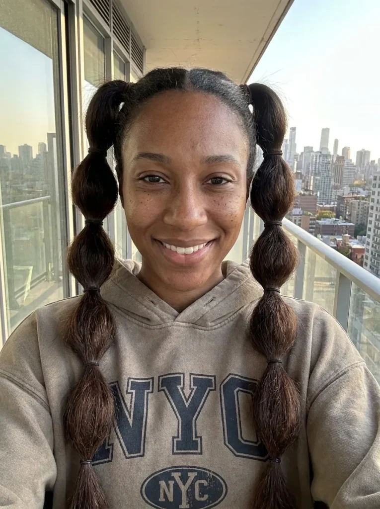 Bubble Braid Pigtails