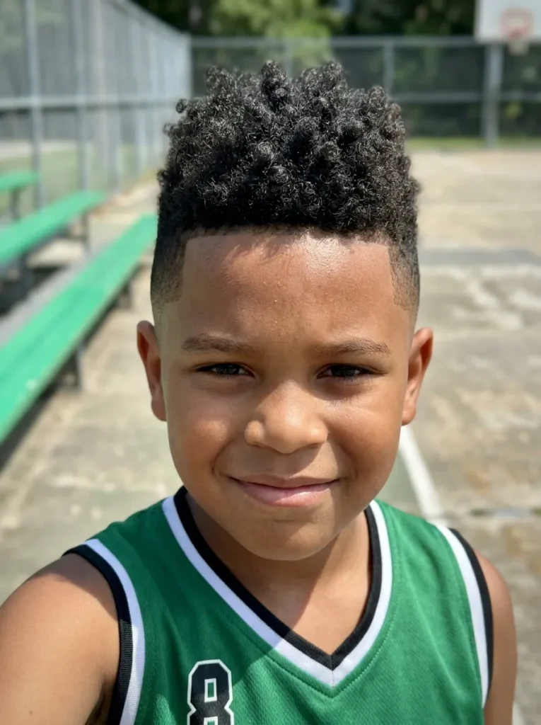 Burst Fade Mohawk