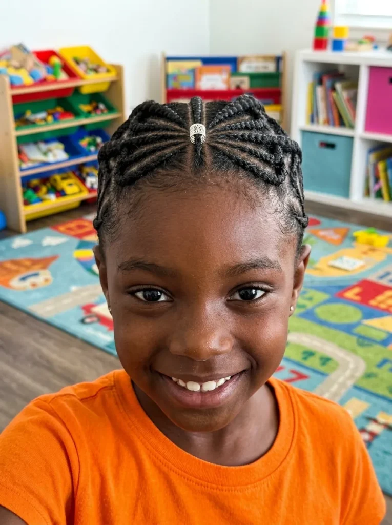 Butterfly Cornrow Pattern