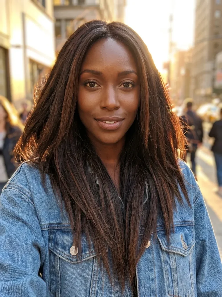 Choppy V-Cut Long Layers