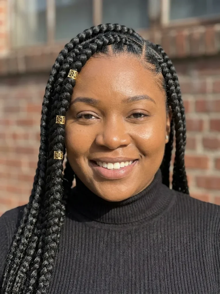 Chunky Feed-In Cornrows