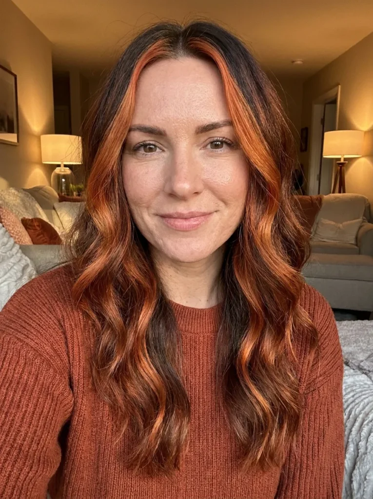 Cinnamon Copper Balayage