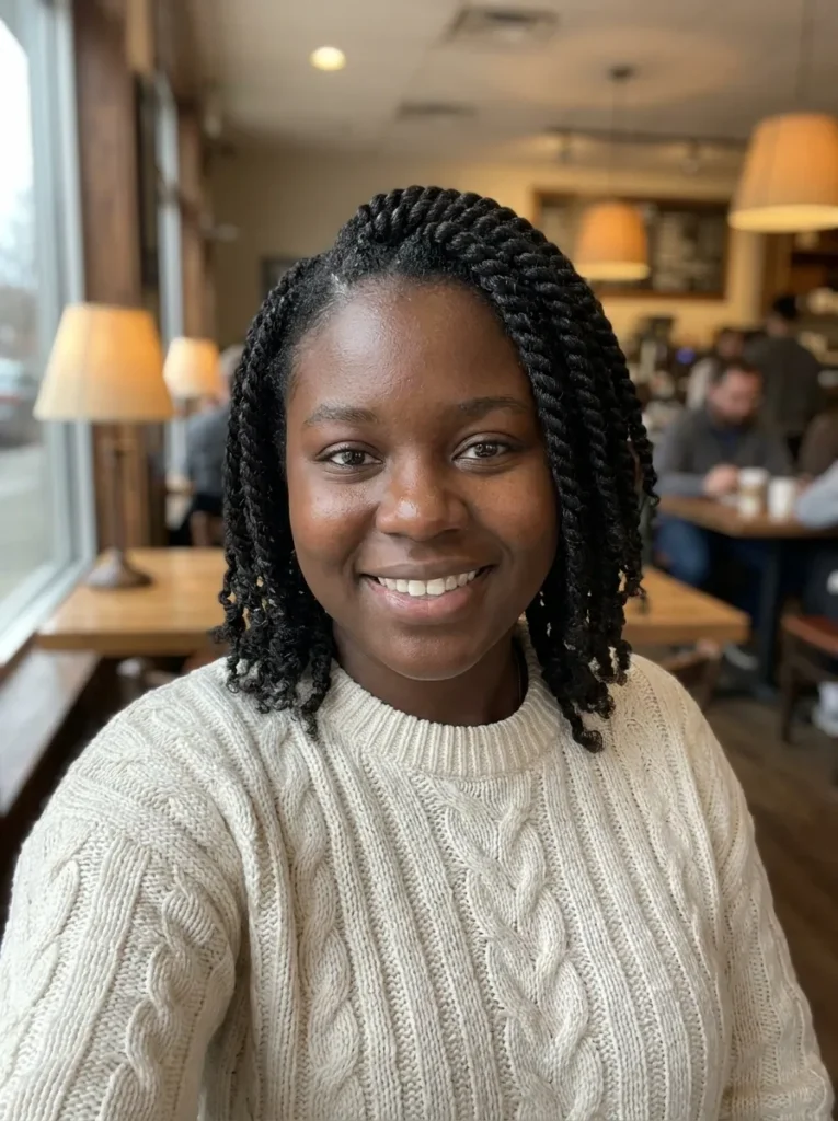 Classic Side Twist Hairstyle