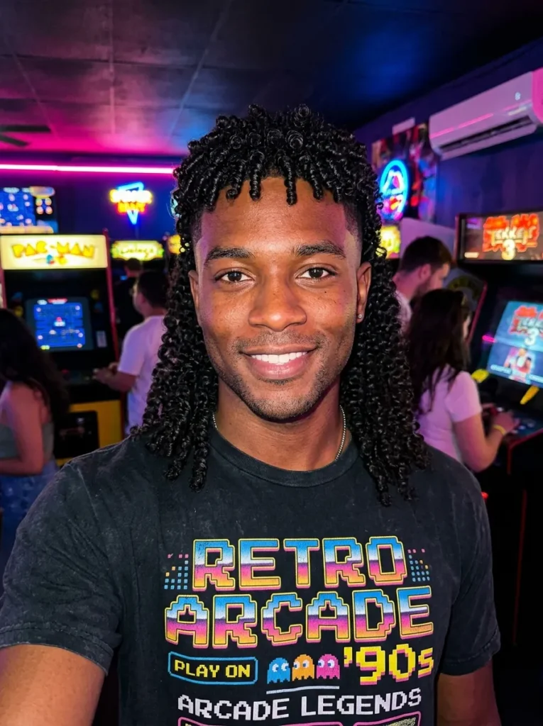 Coiled Mullet Fade