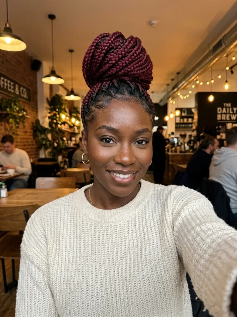 Colored Extension Topknot