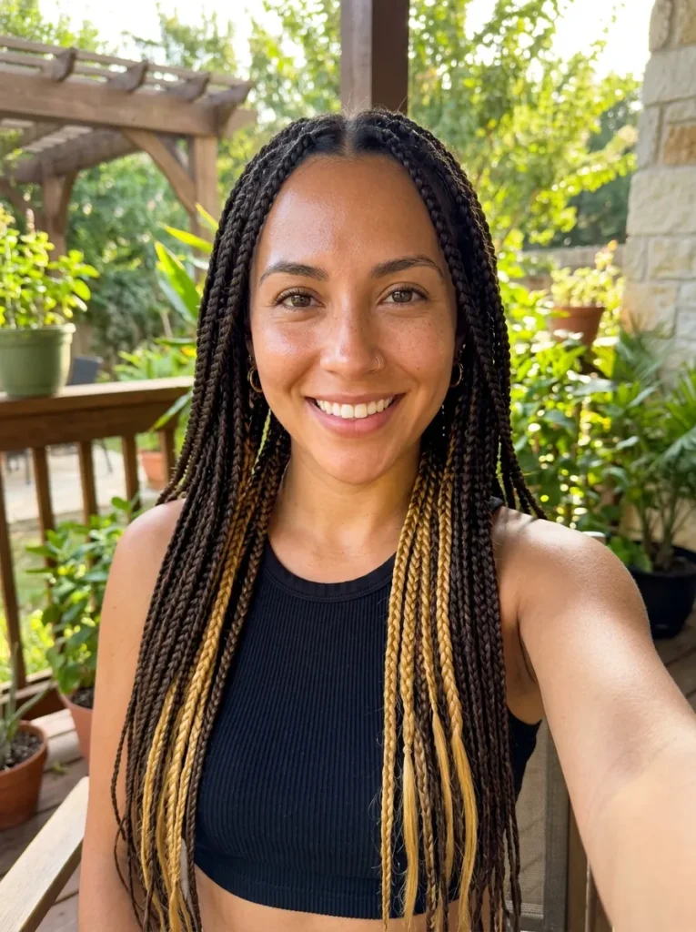 Colored Peekaboo Strands