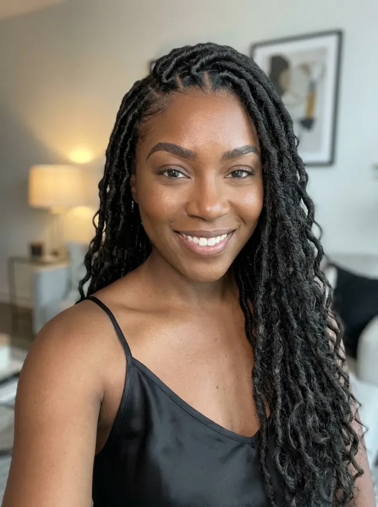 Criss Cross Front Locs