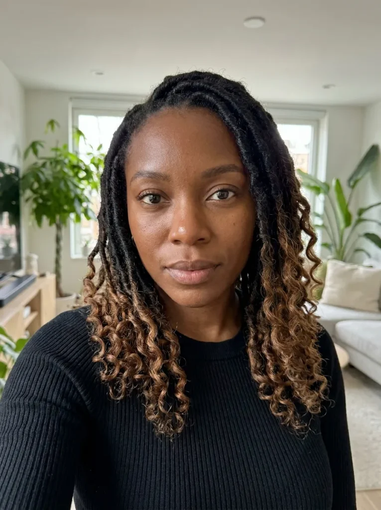 Curly Ended Locs