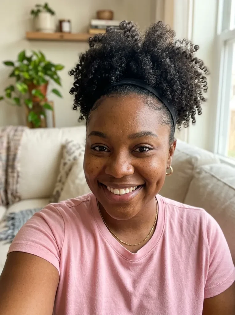 Curly Puff Ponytail