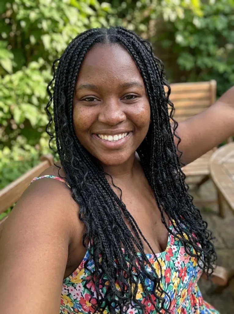 Curly Small Box Braids