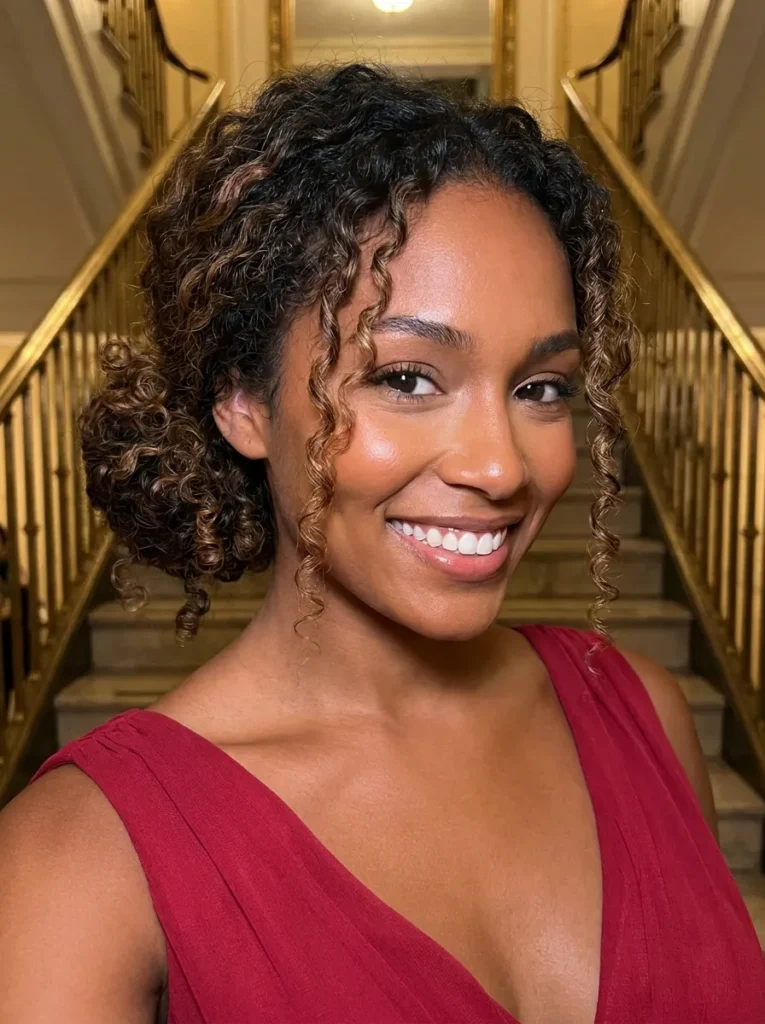 Curly Tendril Bun