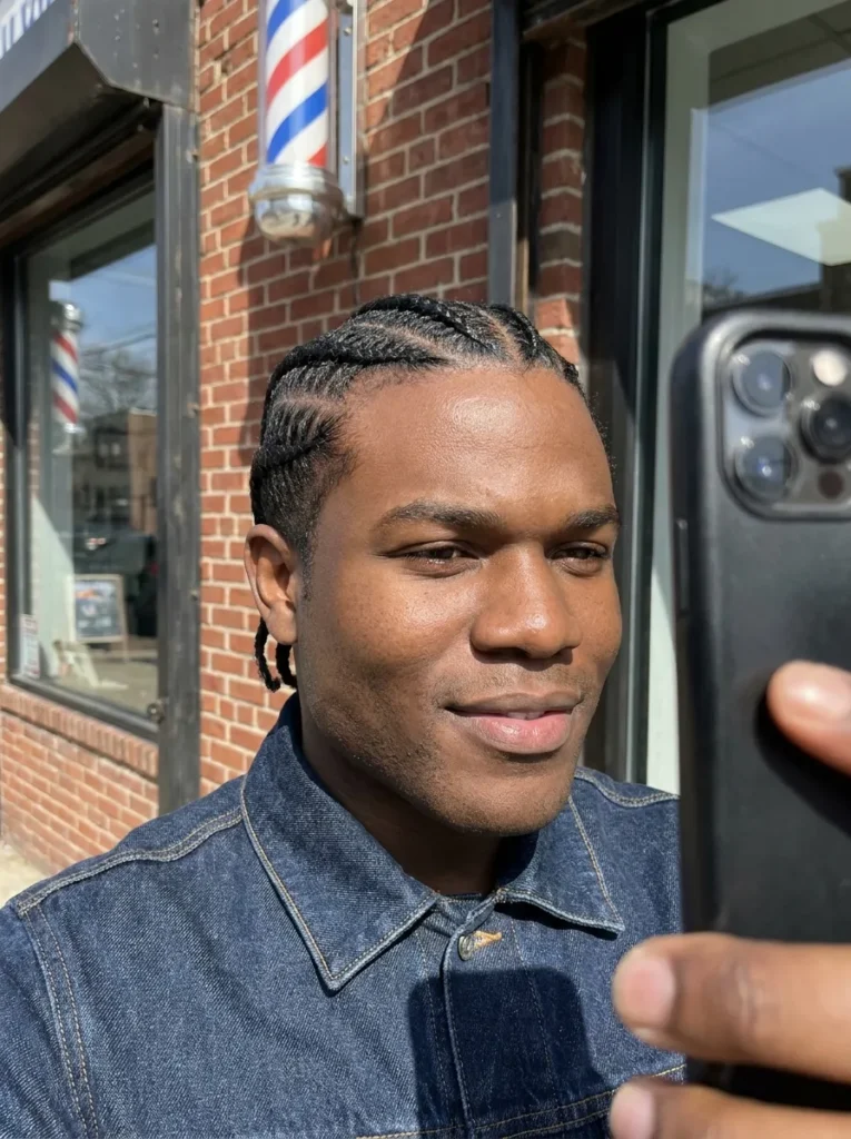 Curved Geometric Cornrows